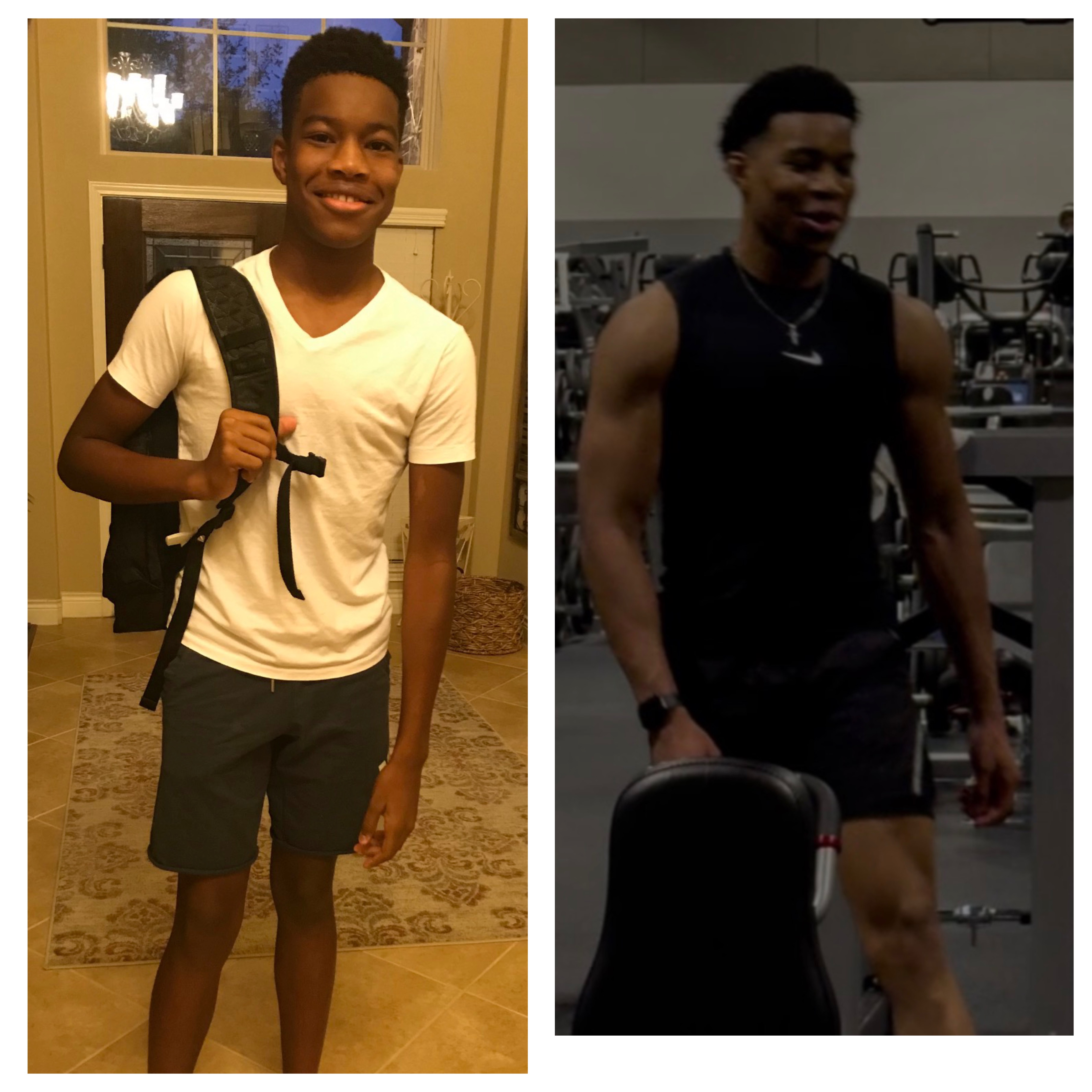 Client before and after